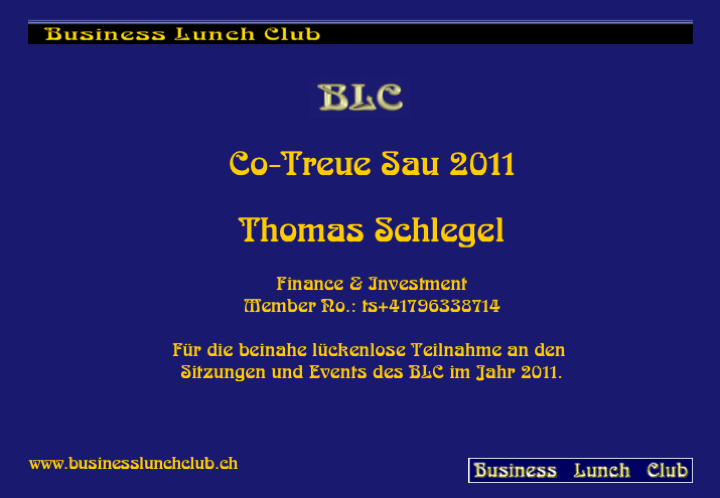 Co-Treue Sau 2011 Thöm