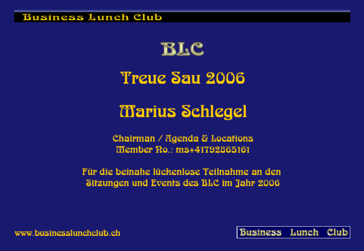 Treue Sau 2006 Marius