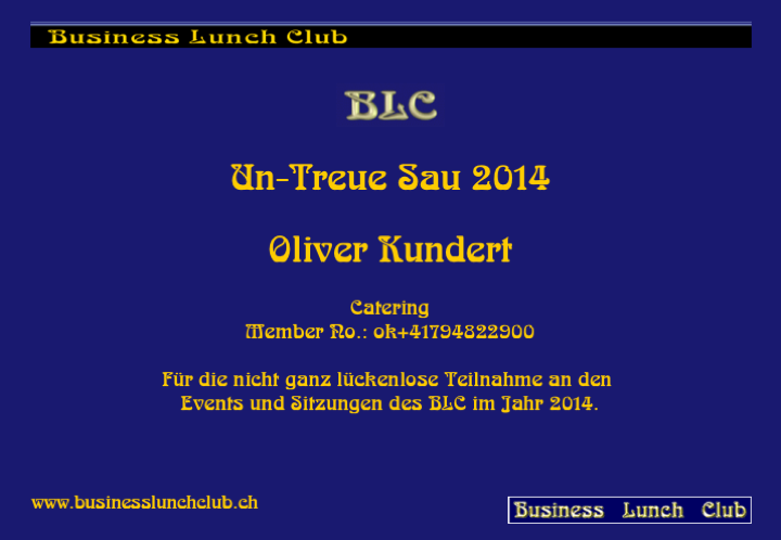 Un-Treue Sau 2014 Oli
